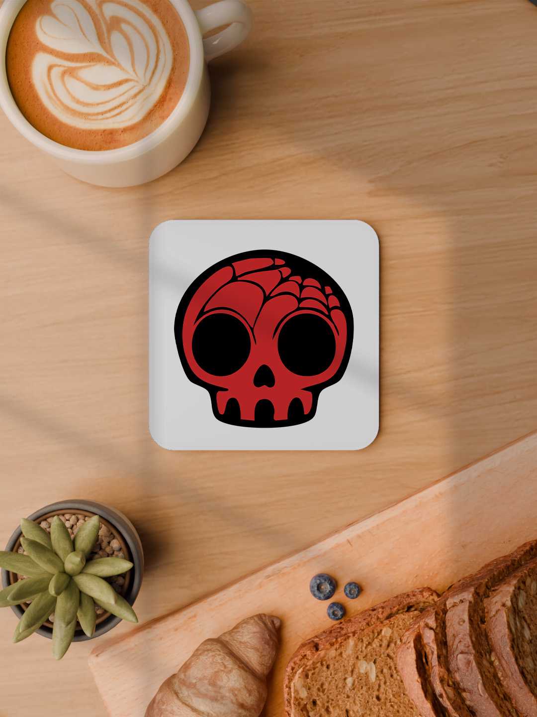 Skull Graphic Coasters - Pack of 6