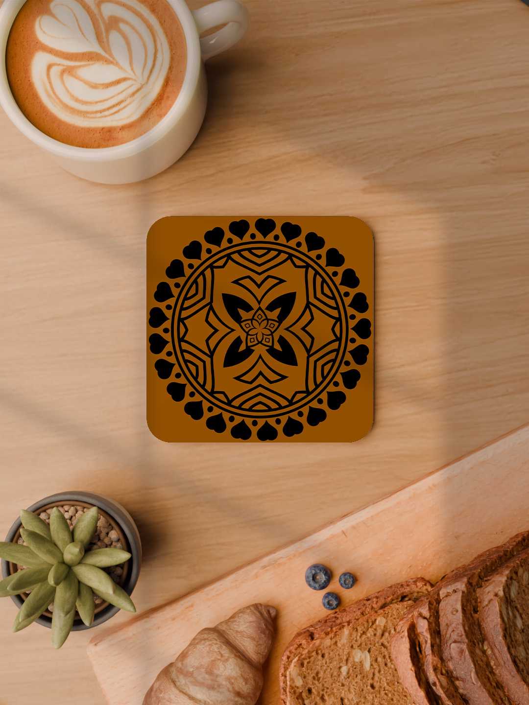 Ethnicity Pattern Graphic Coasters - Pack of 6