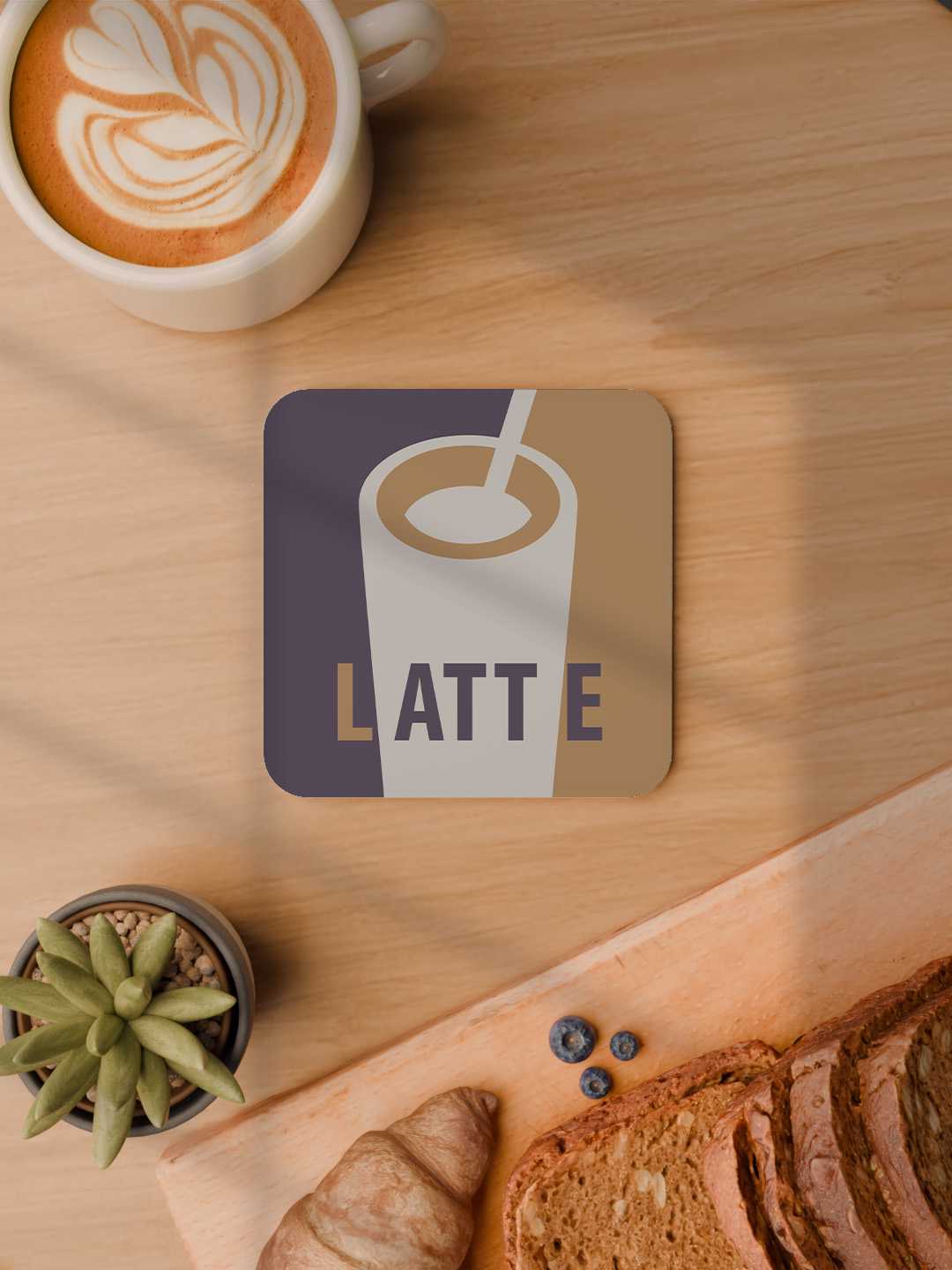 Tea & Coffee Graphic Coasters - Pack of 6
