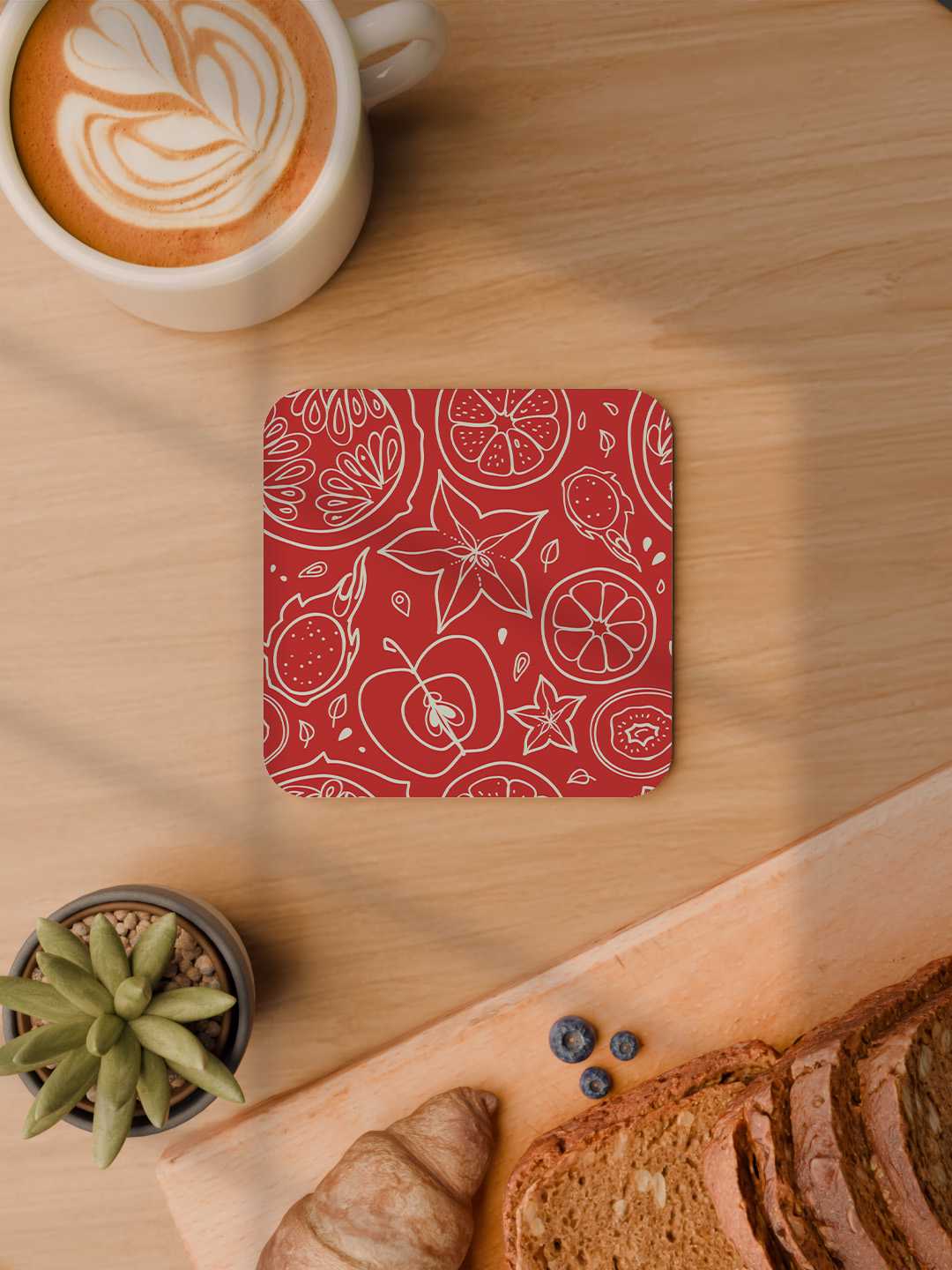 Whimsy Kitchen Graphic Coasters - Pack of 6