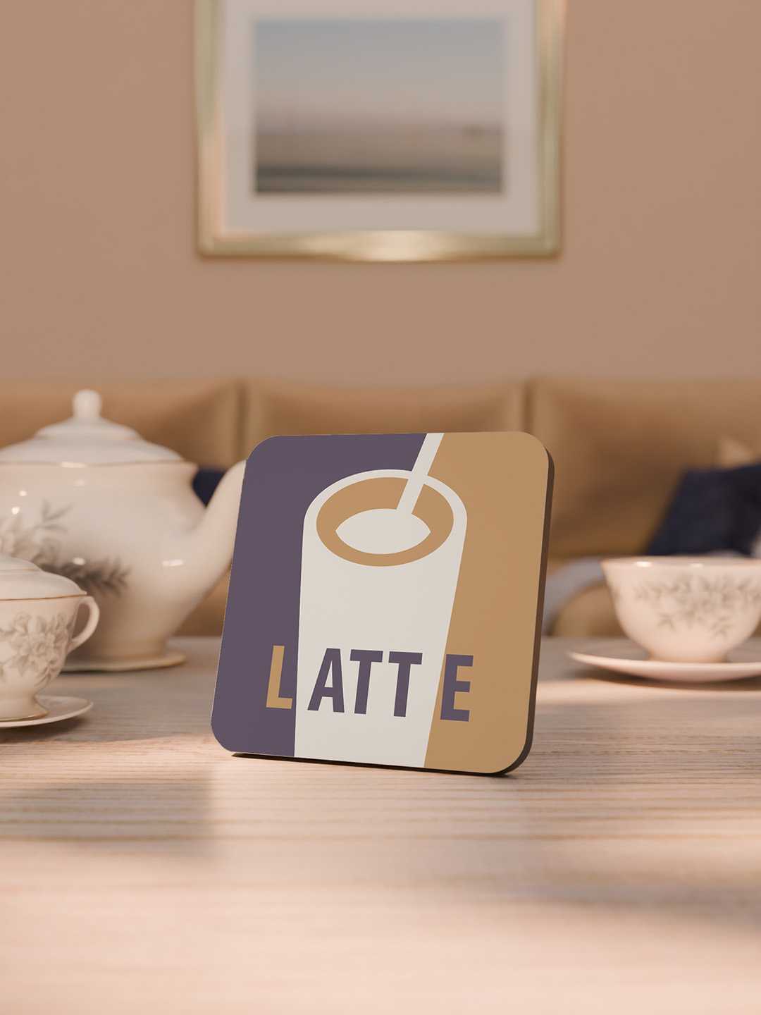 Tea & Coffee Graphic Coasters - Pack of 6