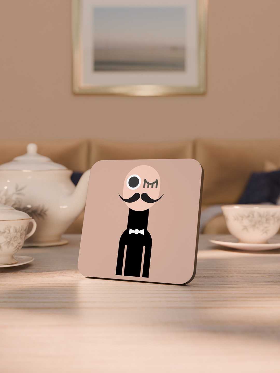 The Cool Crew Graphic Coasters - Pack of 6