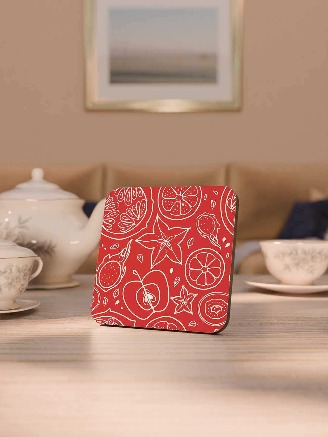 Whimsy Kitchen Graphic Coasters - Pack of 6