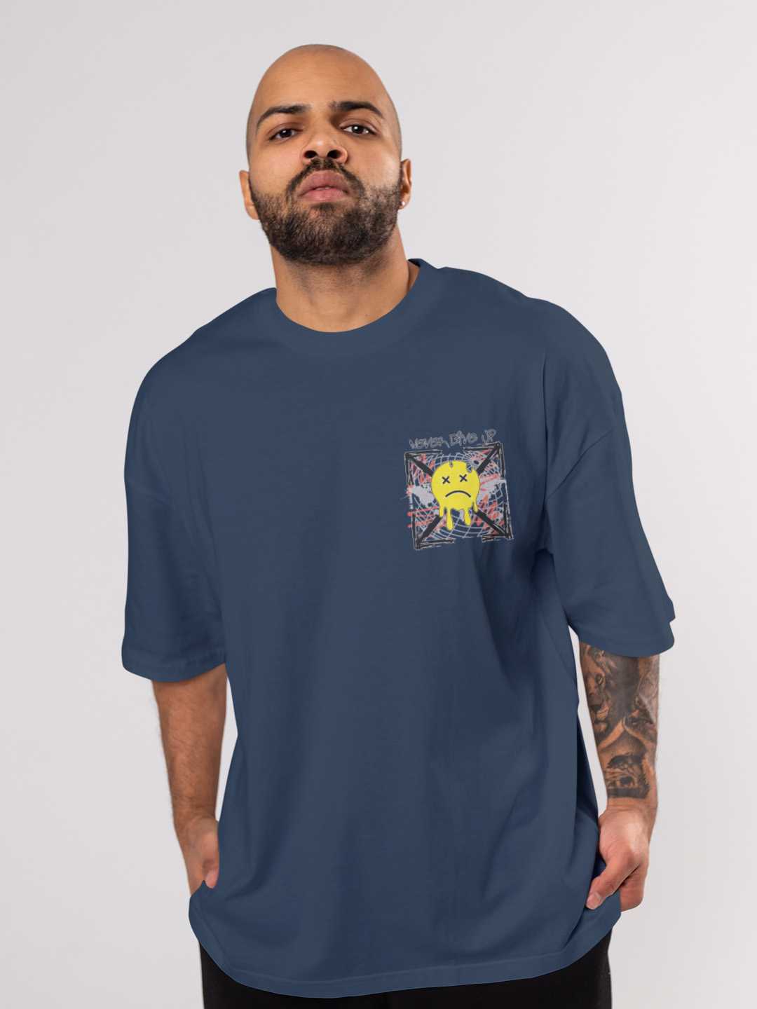 Never Give up Oversized Tee