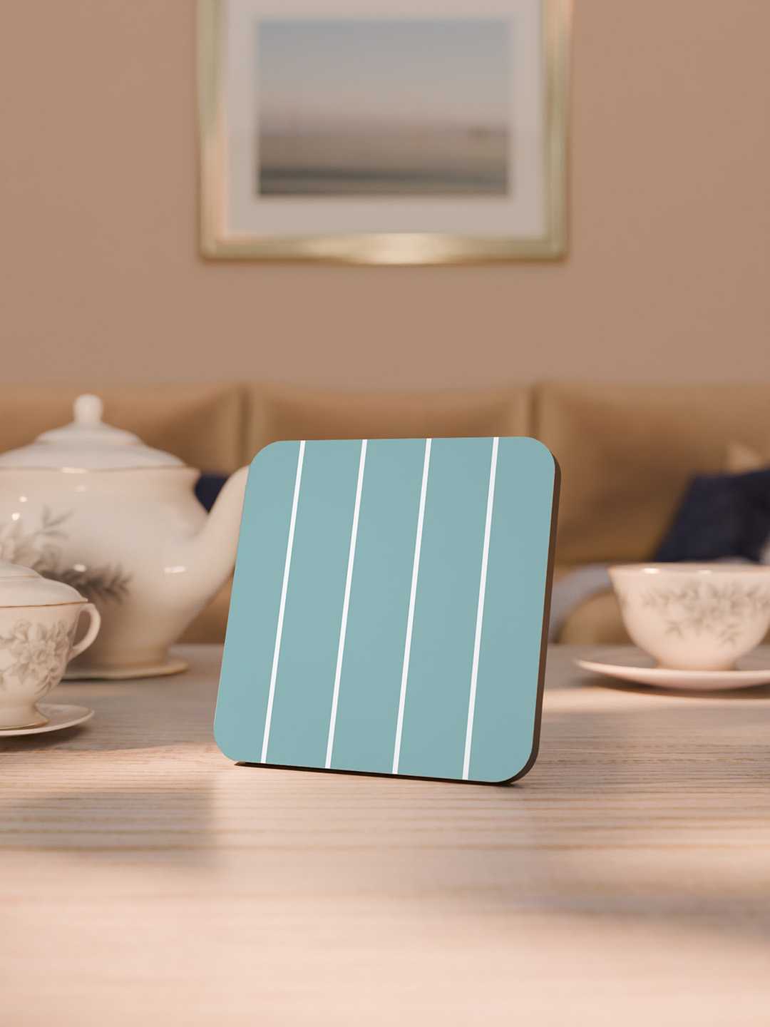 Pastel Geometry Art Graphic Coasters - Pack of 6