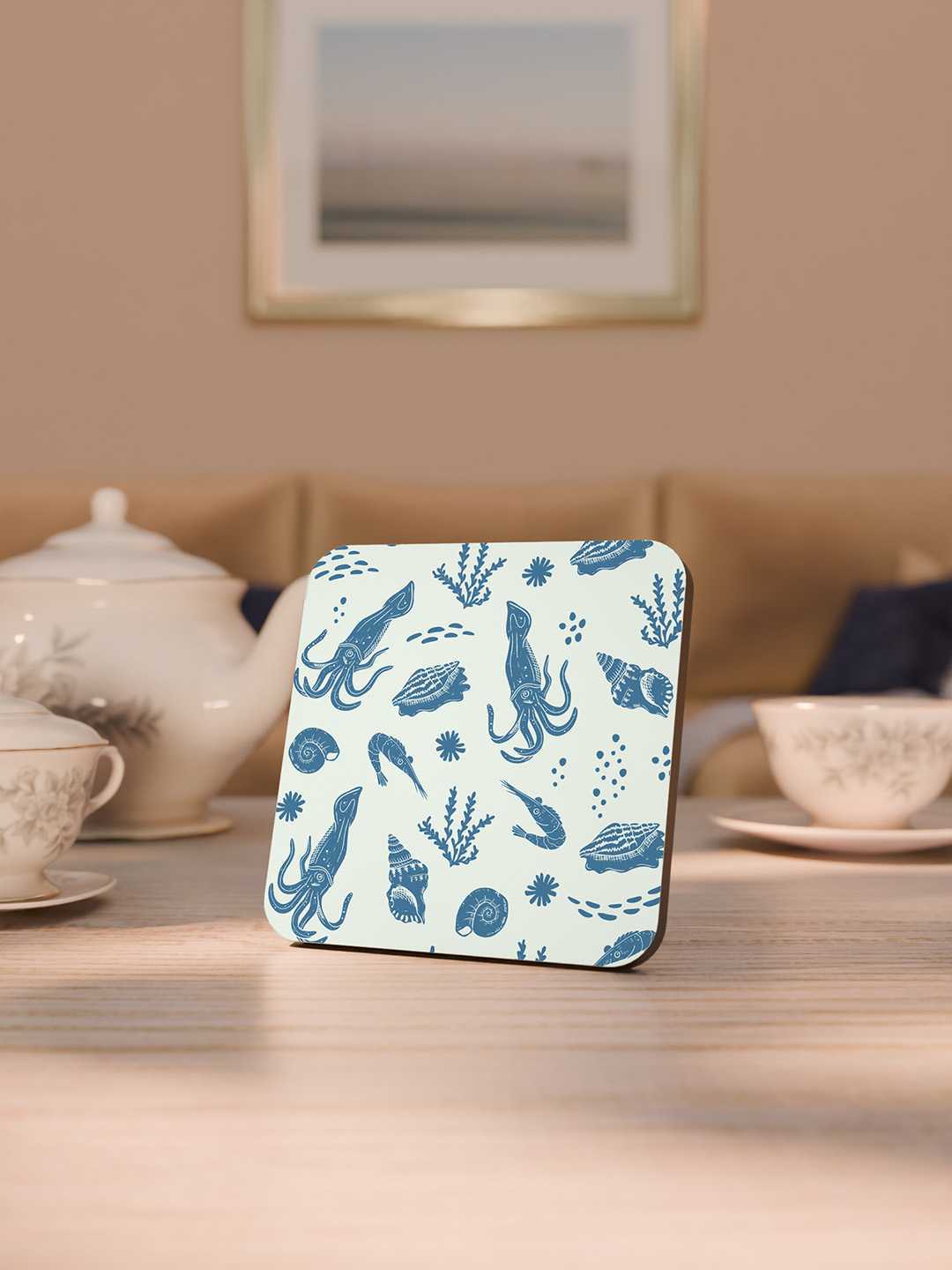 Beach Vibe Graphic Coasters - Pack of 6