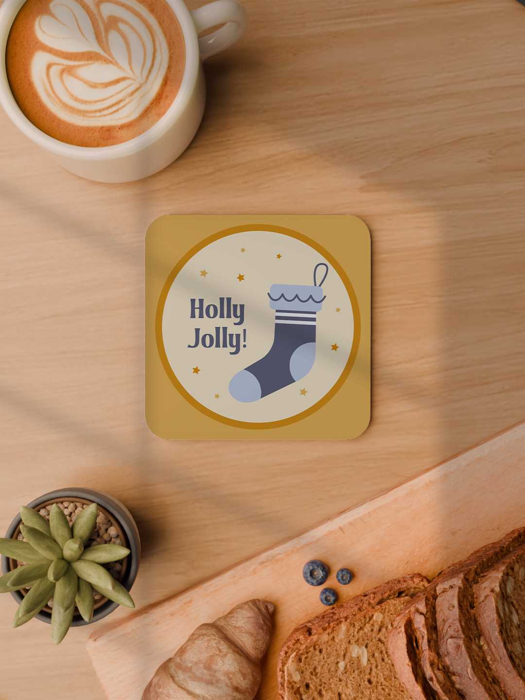 Christmas Graphic Coasters - Pack of 6