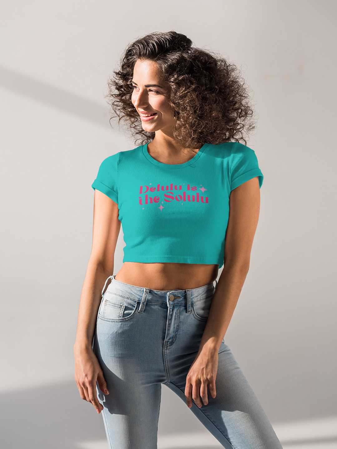 Delulu is Solulu Graphic Baby Tee