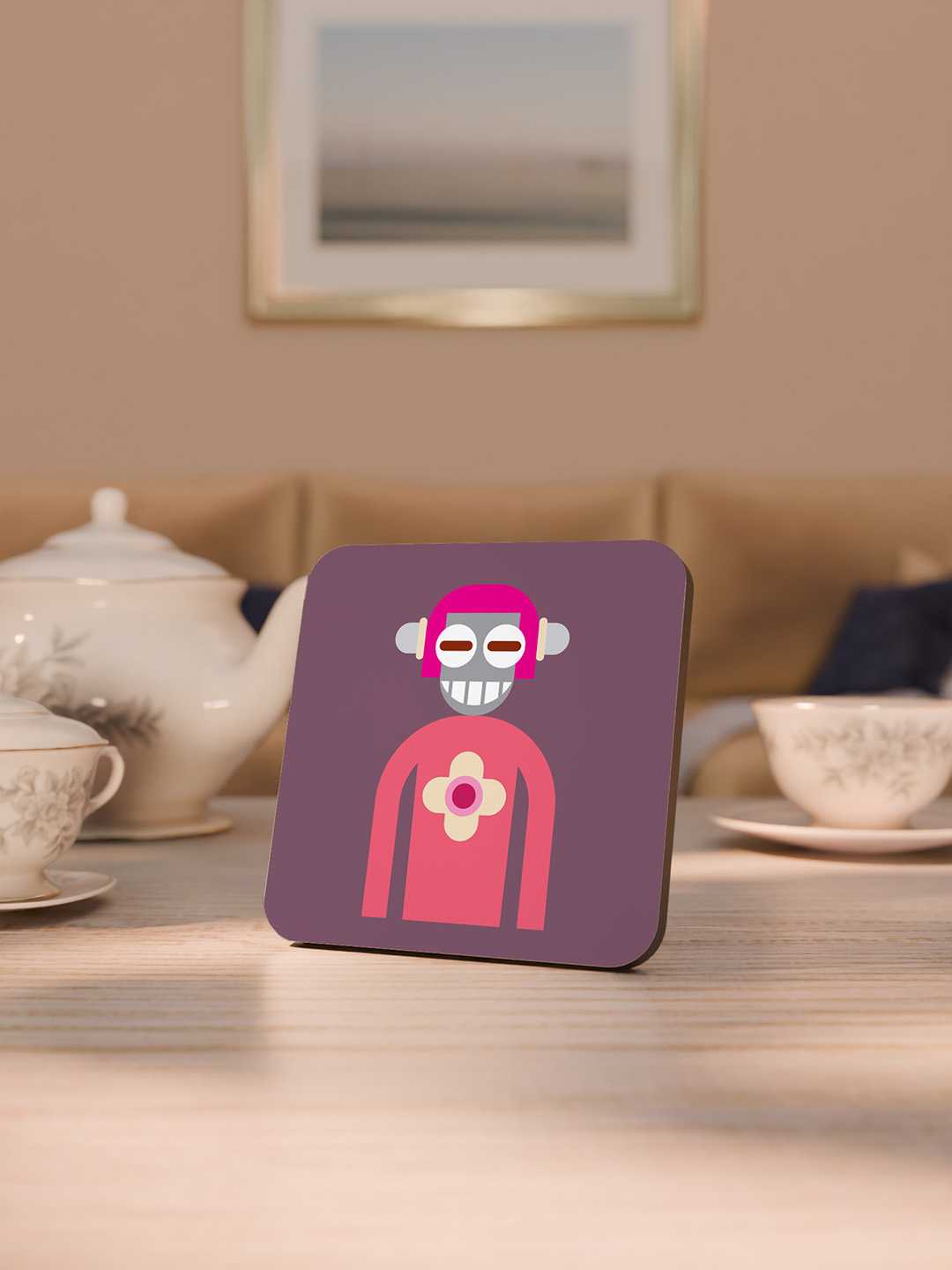 The Chill Peeps Graphic Coasters - Pack of 6