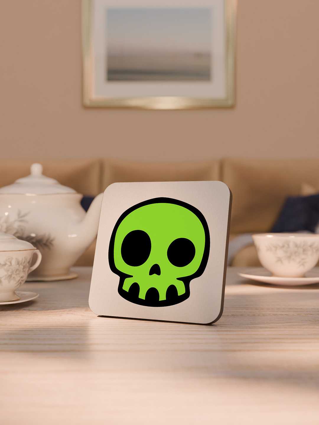 Skull Graphic Coasters - Pack of 6