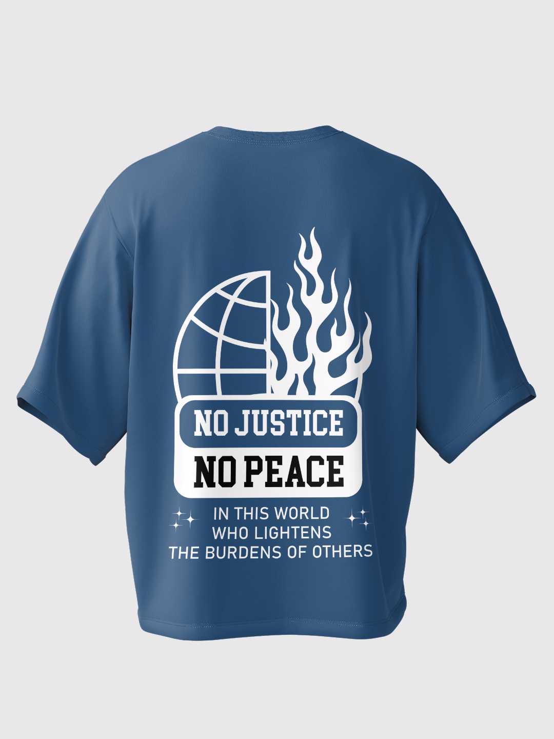 No Justice No Peace Oversized Tee