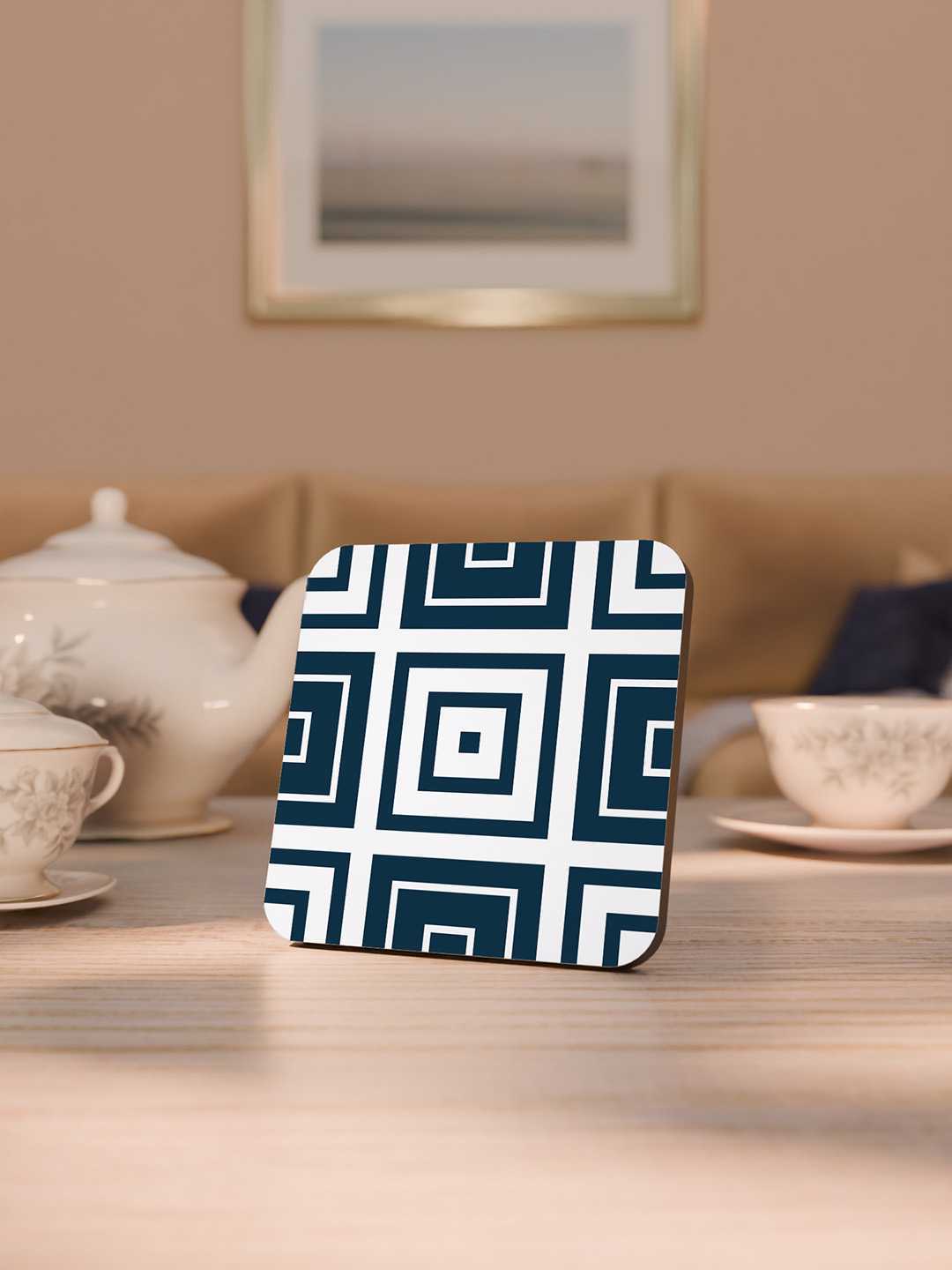 Modern Tiles Graphic Coasters - Pack of 6
