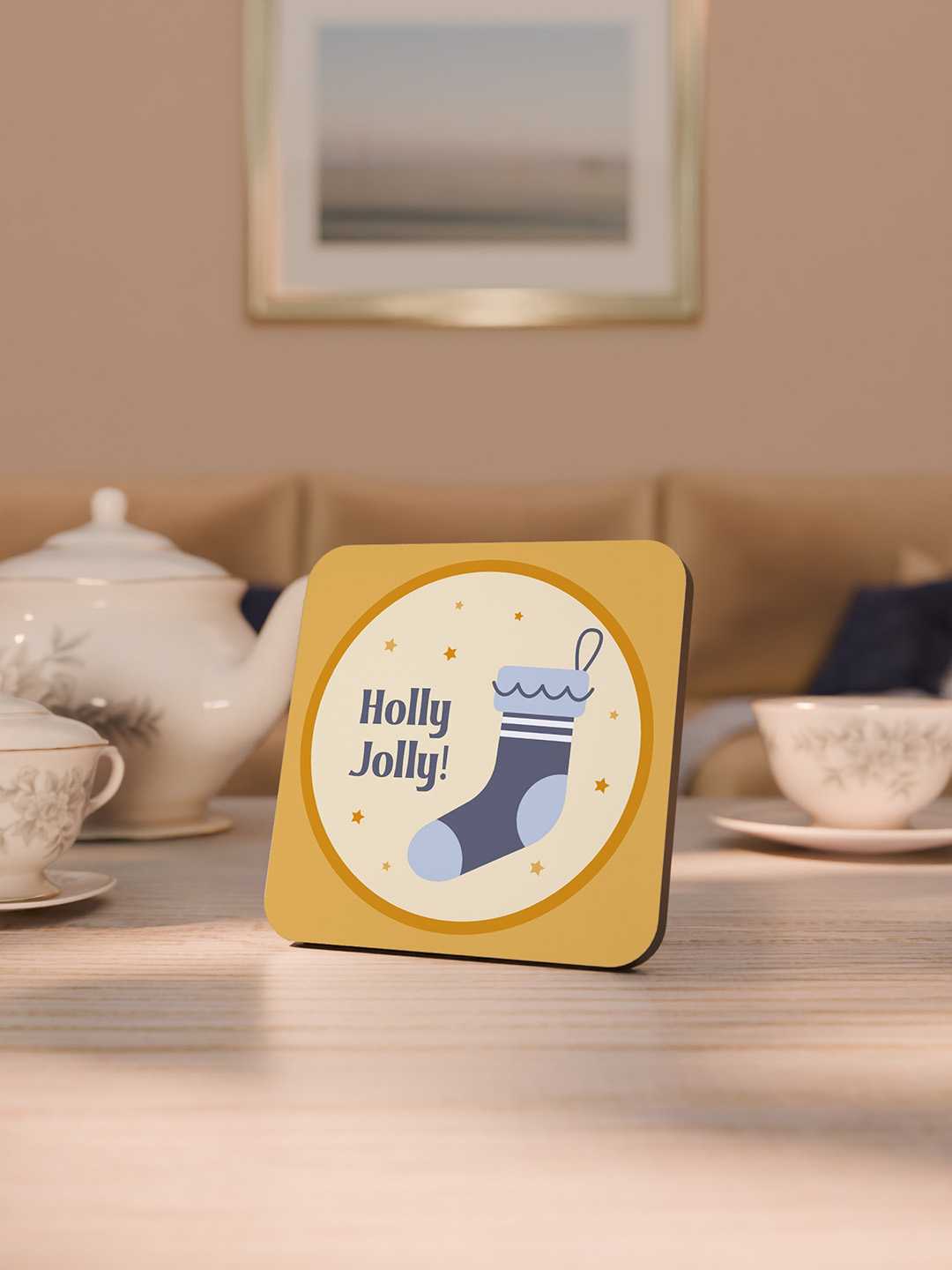 Christmas Graphic Coasters - Pack of 6