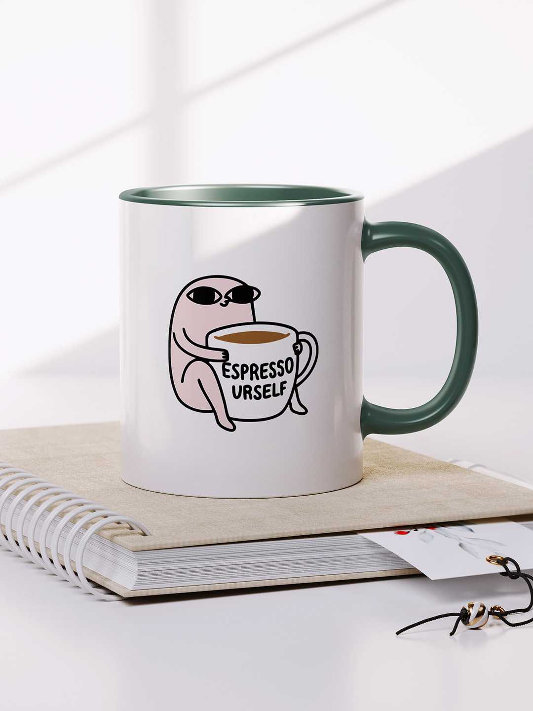 Espresso Urself Graphic Printed Ceramic Mug