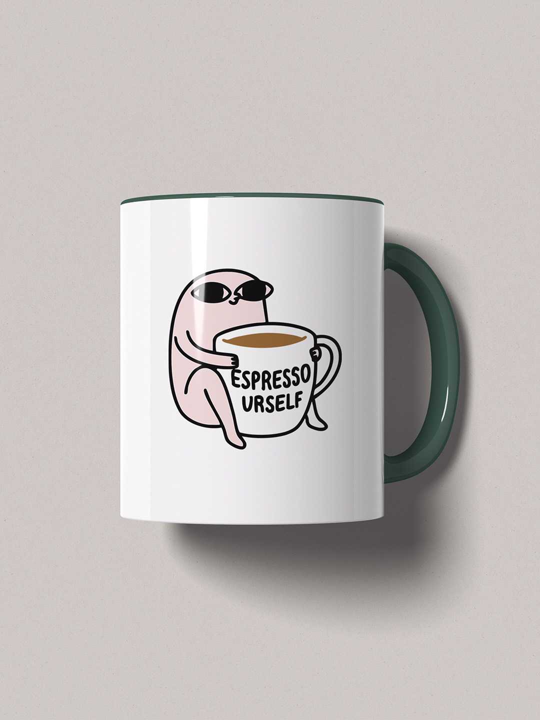 Espresso Urself Graphic Printed Ceramic Mug