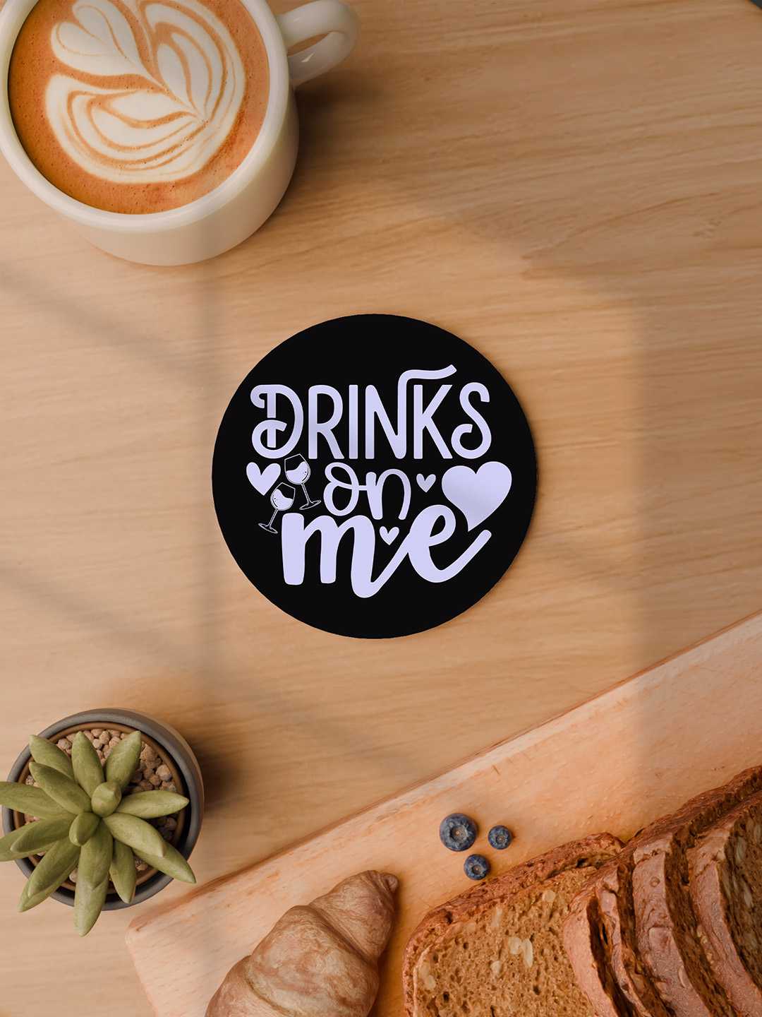 Drunk Talks Graphic Coasters - Pack of 6