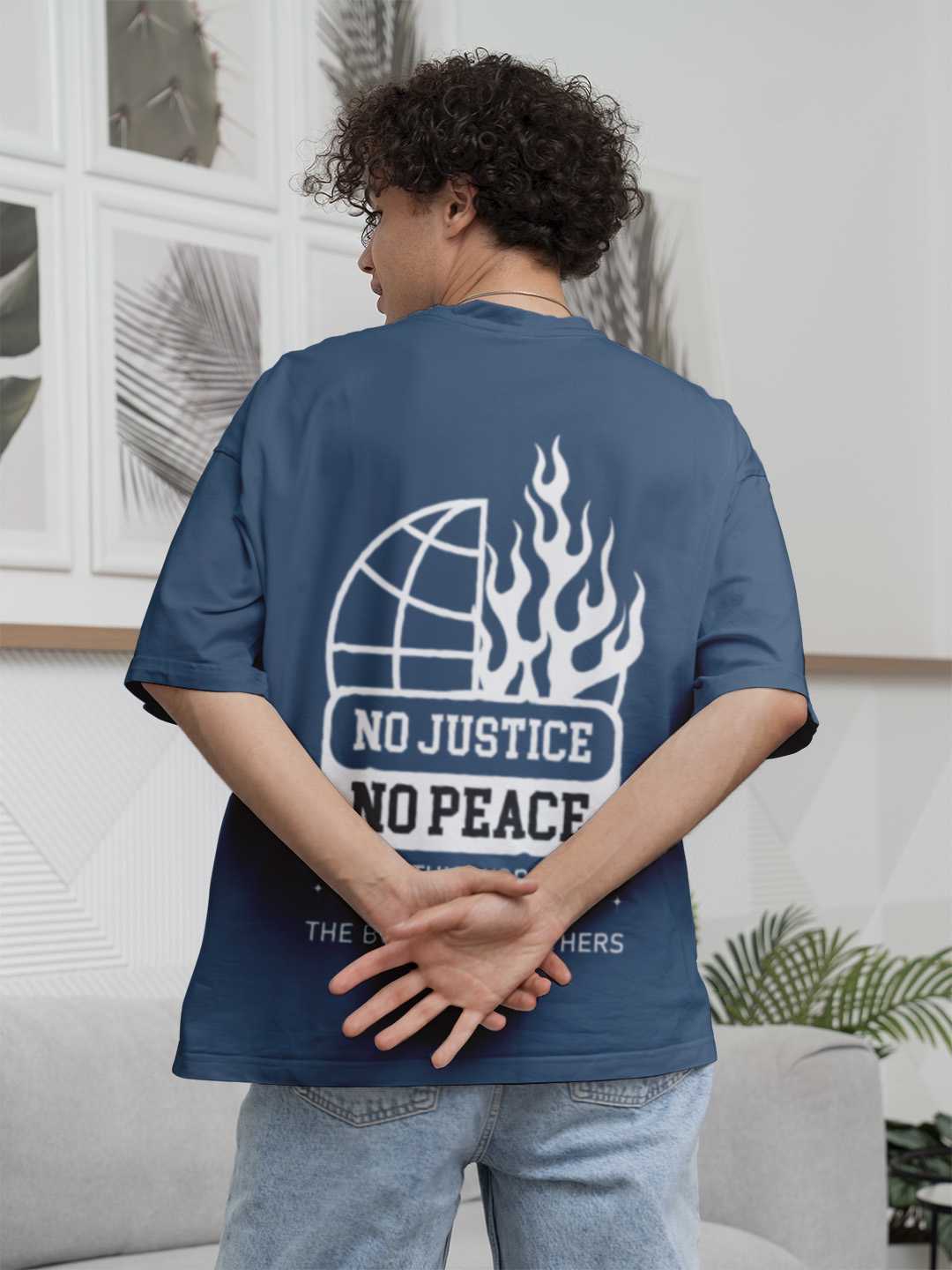No Justice No Peace Oversized Tee