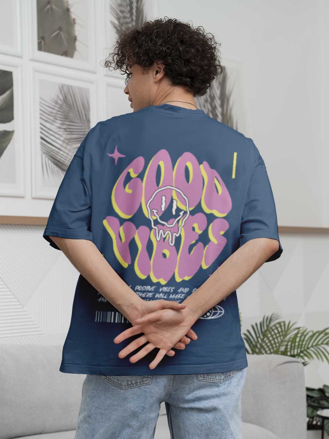 Good Vibes Oversized Tee