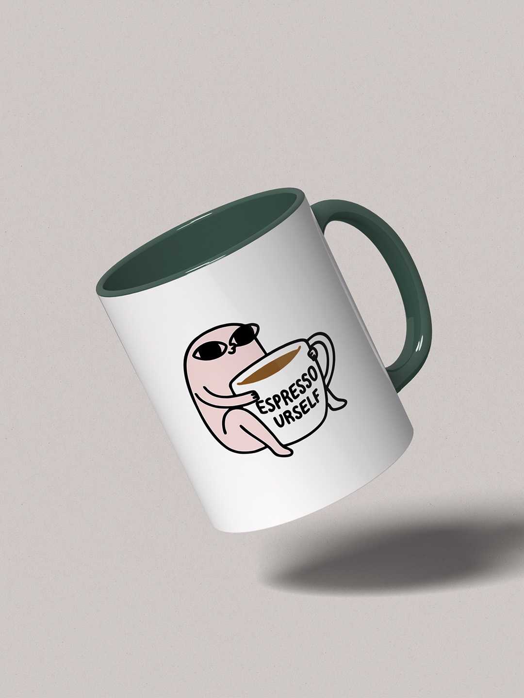 Espresso Urself Graphic Printed Ceramic Mug