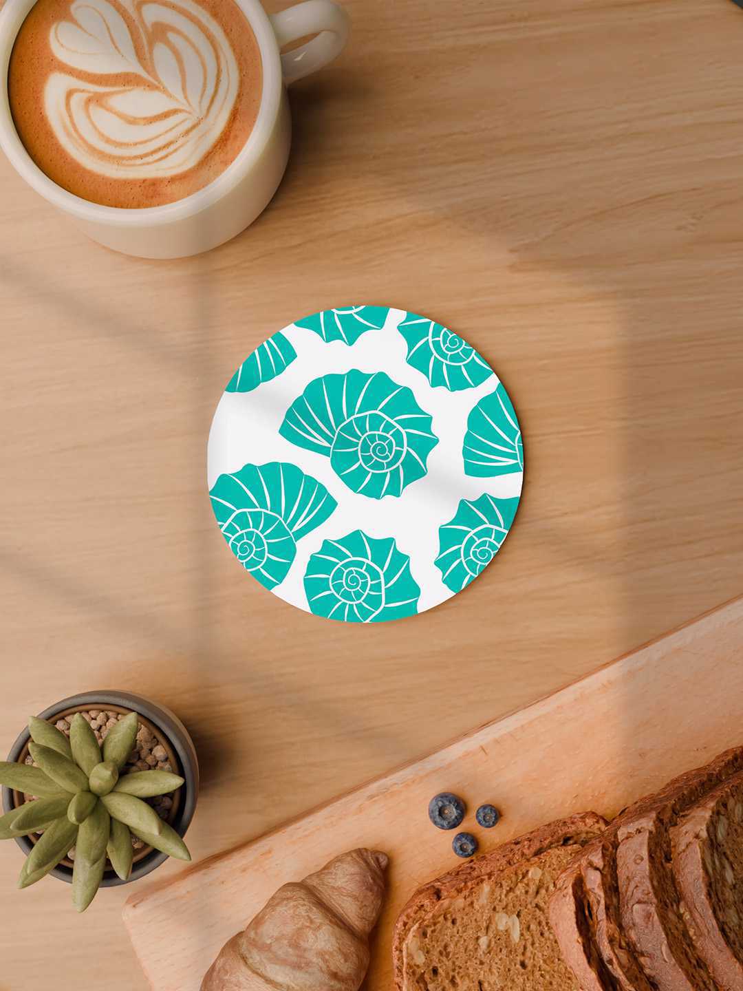 Beach Vibe Graphic Coasters - Pack of 6