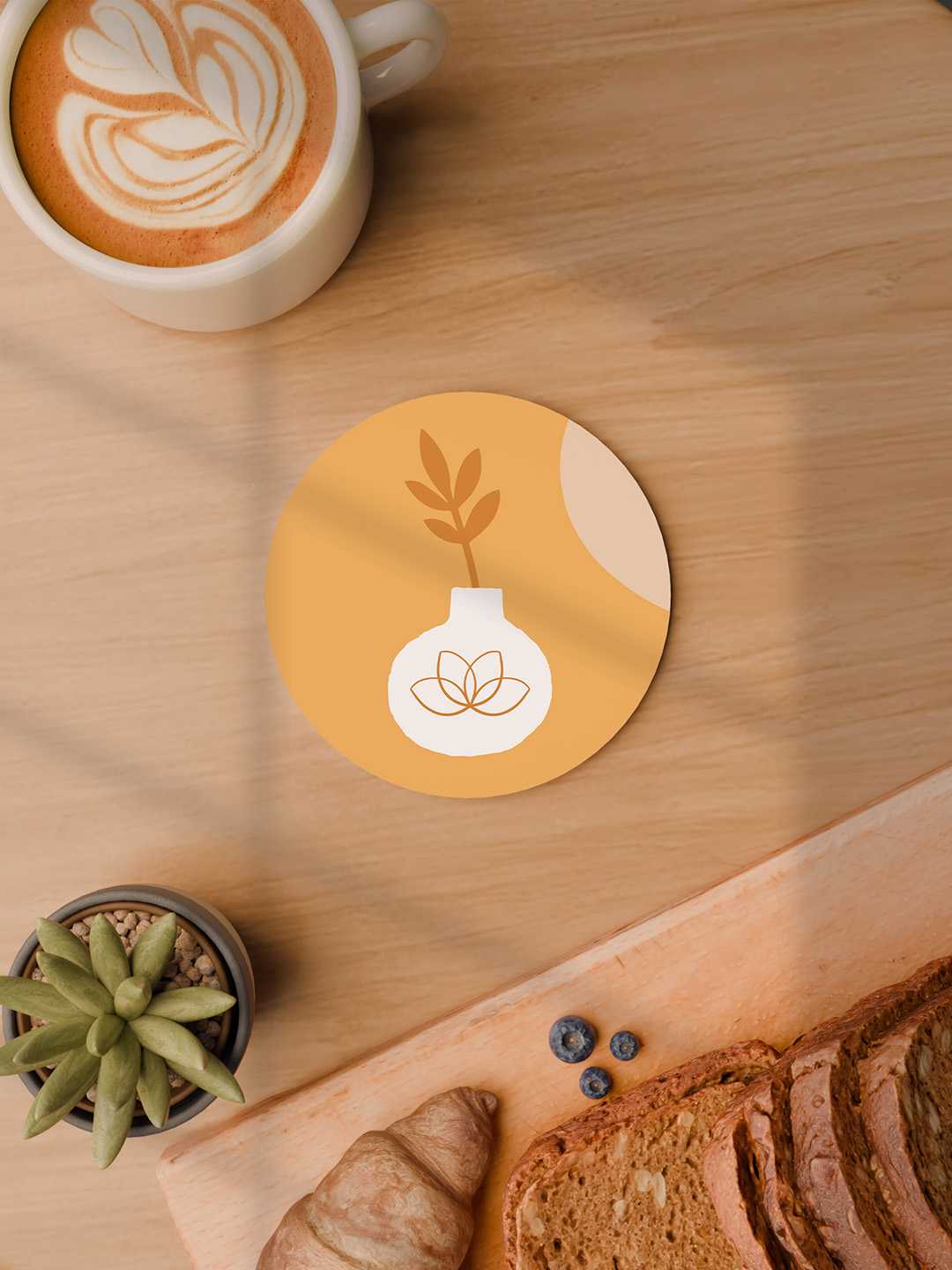 Aura and Earth Art Graphic Coasters - Pack of 6