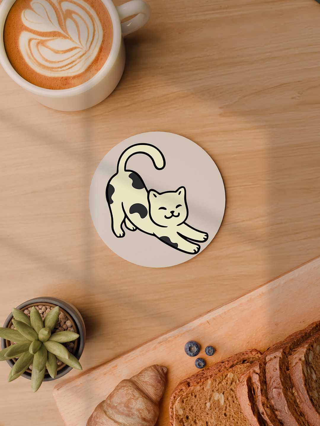 Cats Graphic Coasters - Pack of 6