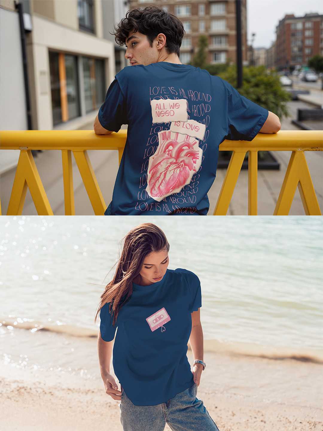 Love is all we need Oversized Tee
