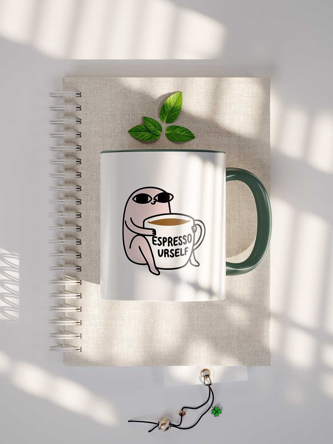 Espresso Urself Graphic Printed Ceramic Mug