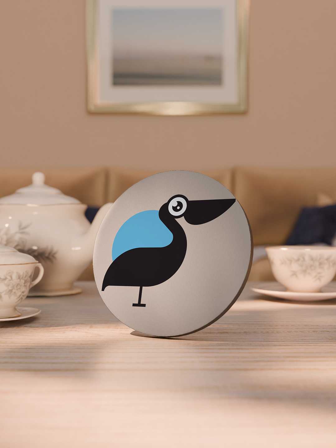 Birdy Nest Graphic Coasters - Pack of 6