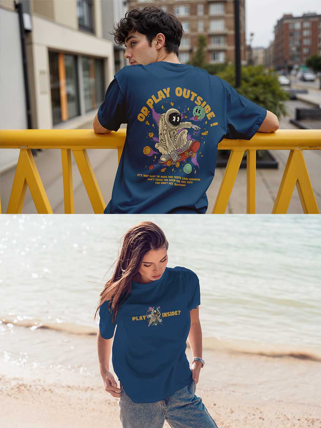 Play Inside Oversized Tee