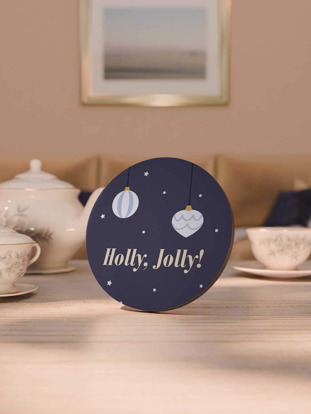 Christmas Graphic Coasters - Pack of 6