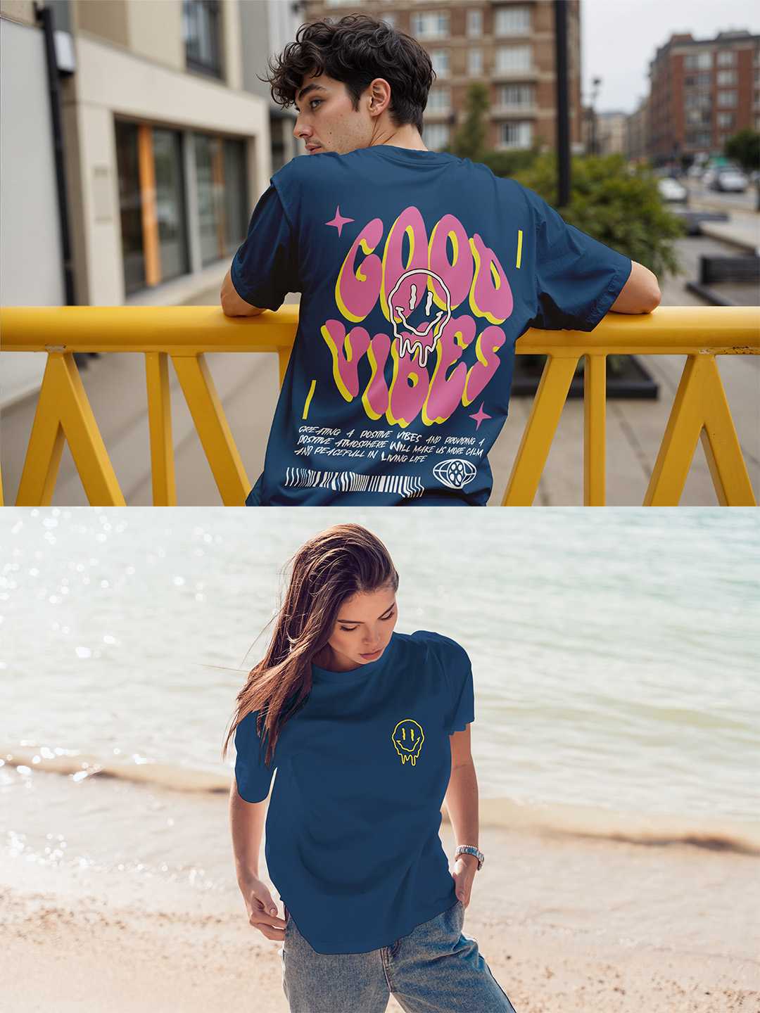 Good Vibes Oversized Tee