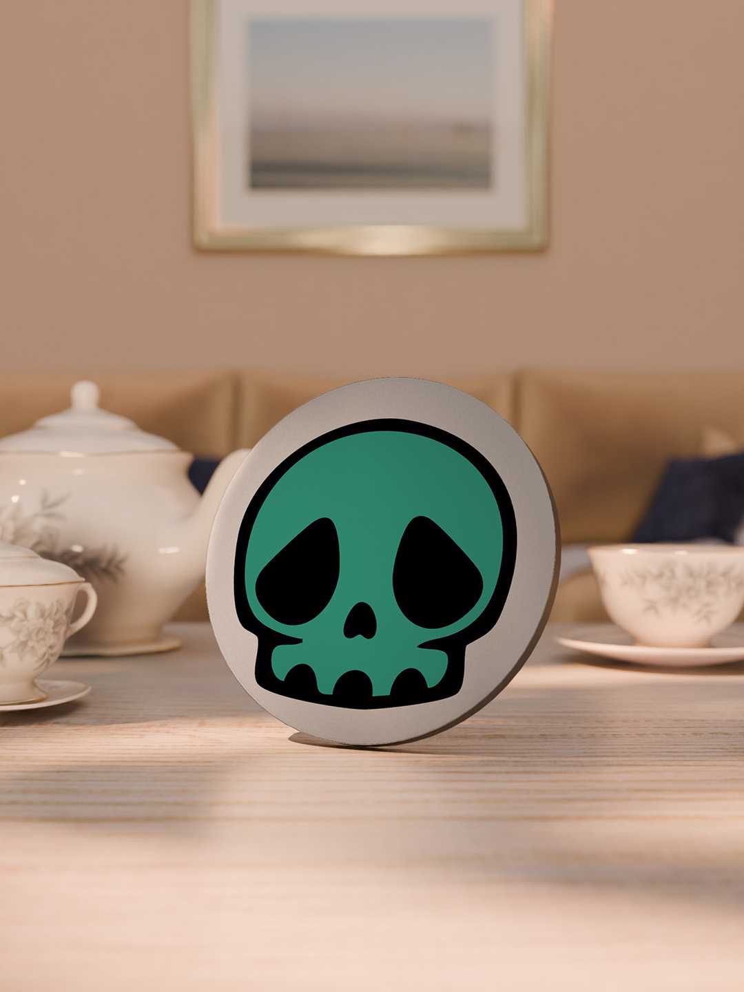 Skull Graphic Coasters - Pack of 6