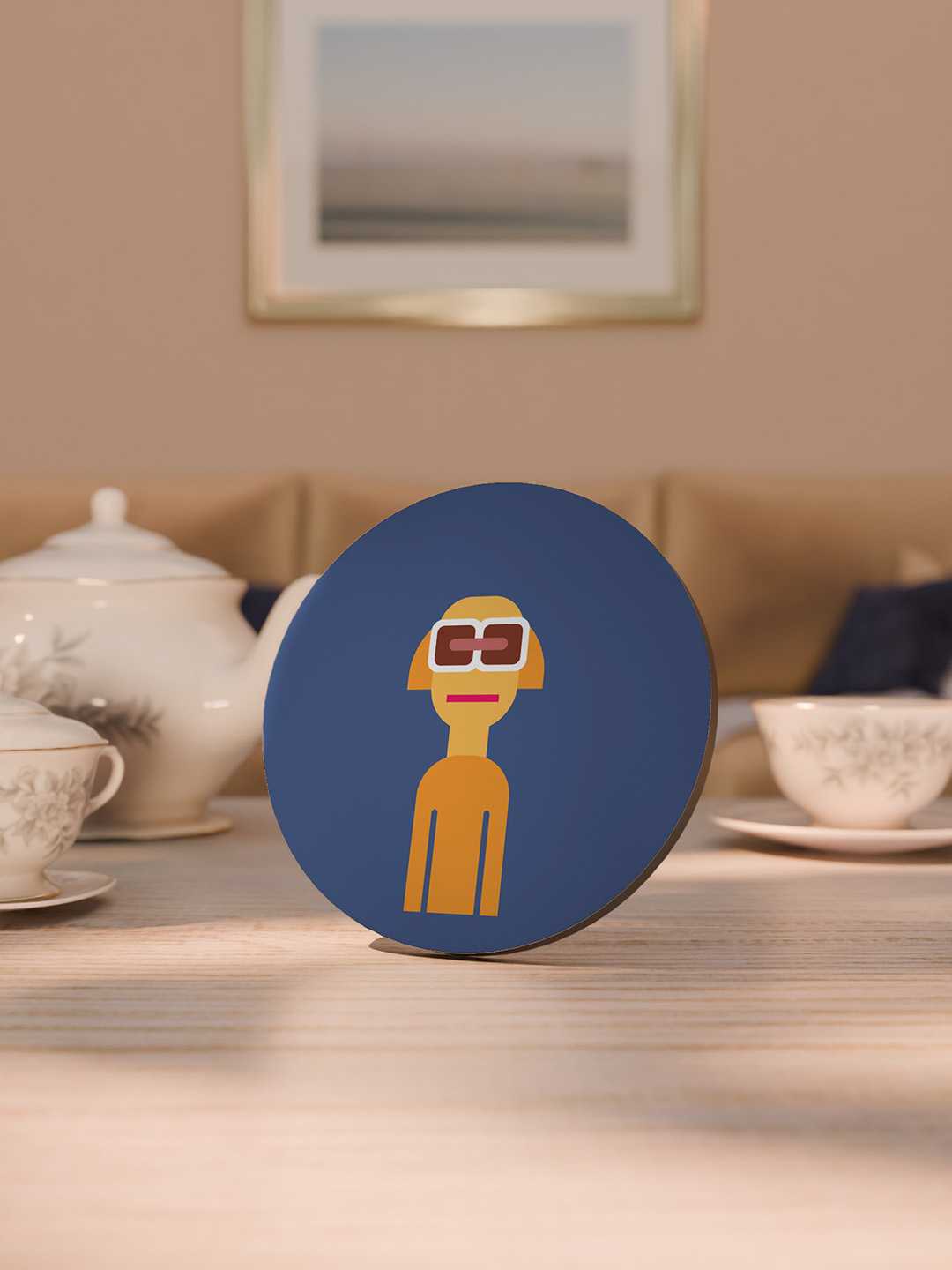 The Chill Peeps Graphic Coasters - Pack of 6