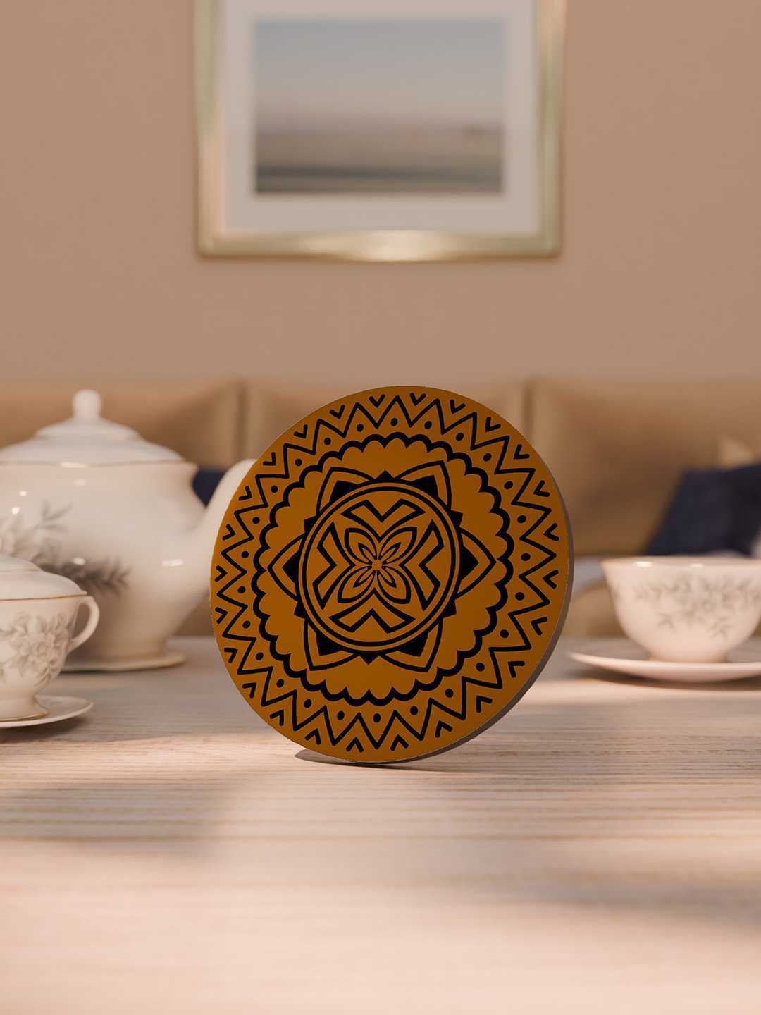 Ethnicity Pattern Graphic Coasters - Pack of 6