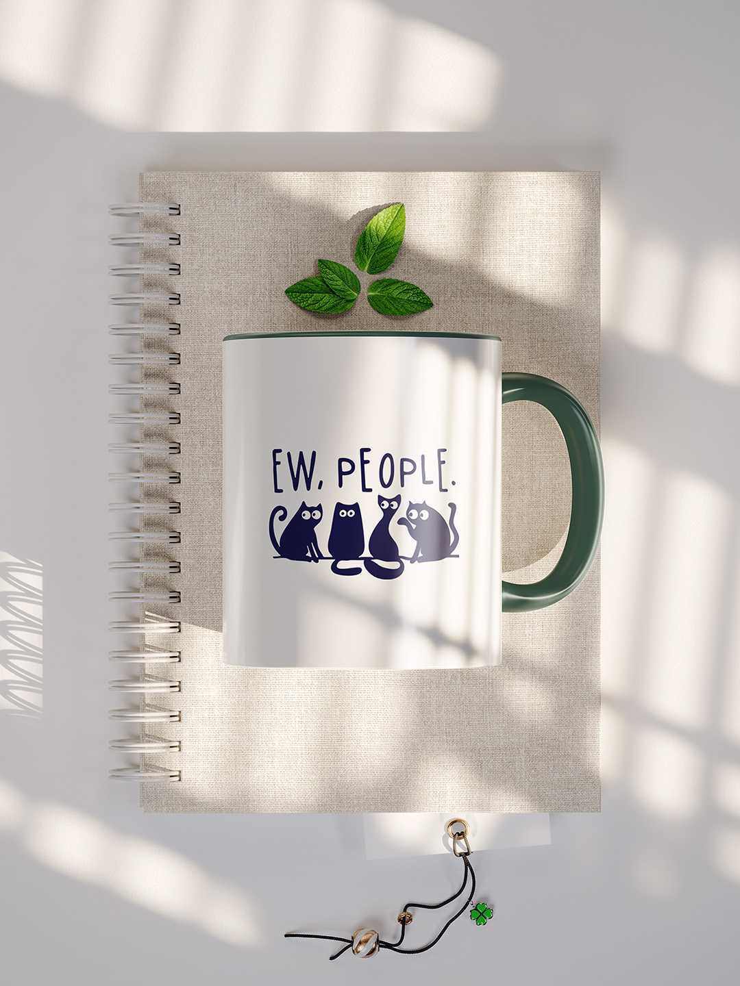 Ew People Graphic Printed Ceramic Mug