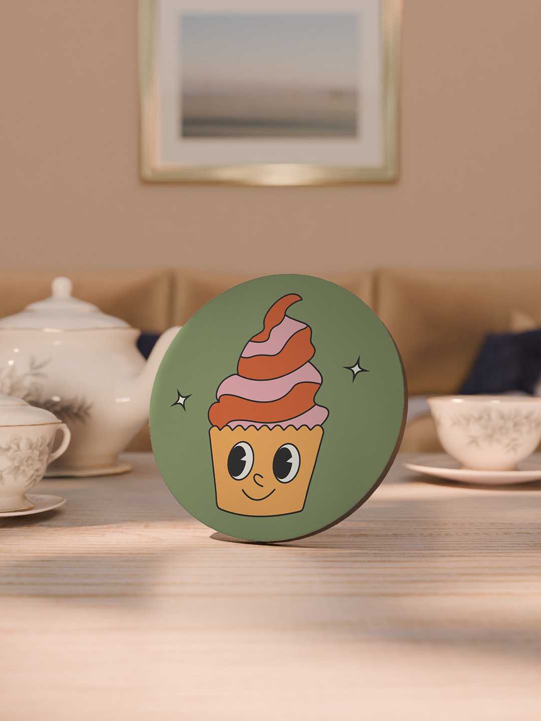 Love and Latte Graphic Coasters - Pack of 6