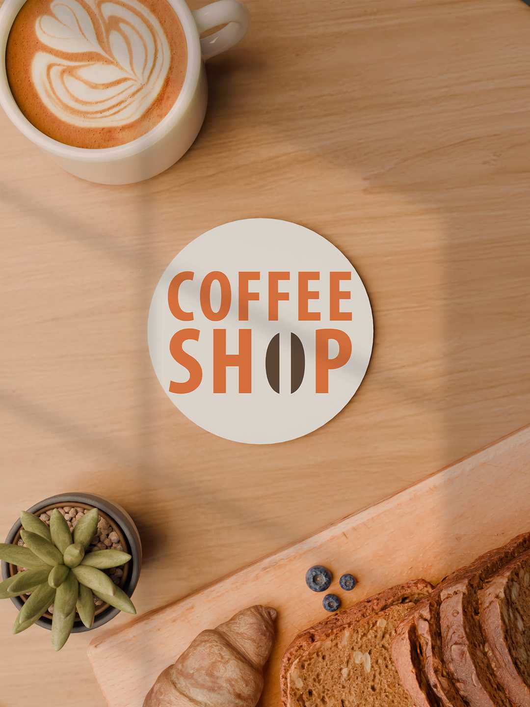 Tea & Coffee Graphic Coasters - Pack of 6