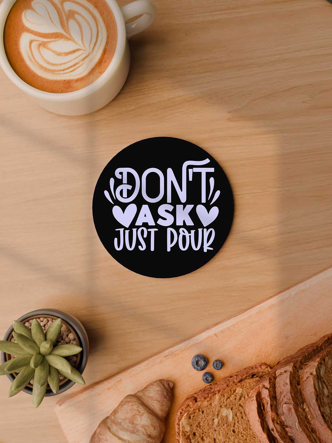 Drunk Talks Graphic Coasters - Pack of 6