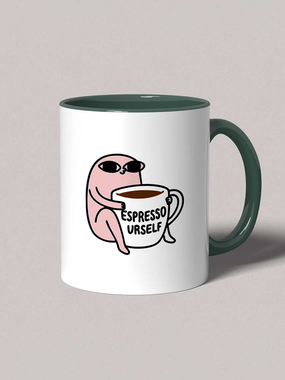 Espresso Urself Graphic Printed Ceramic Mug