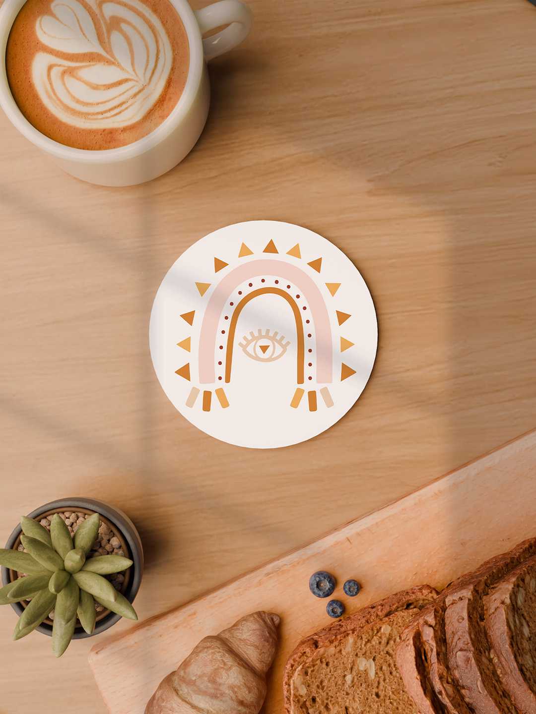 Aura and Earth Art Graphic Coasters - Pack of 6