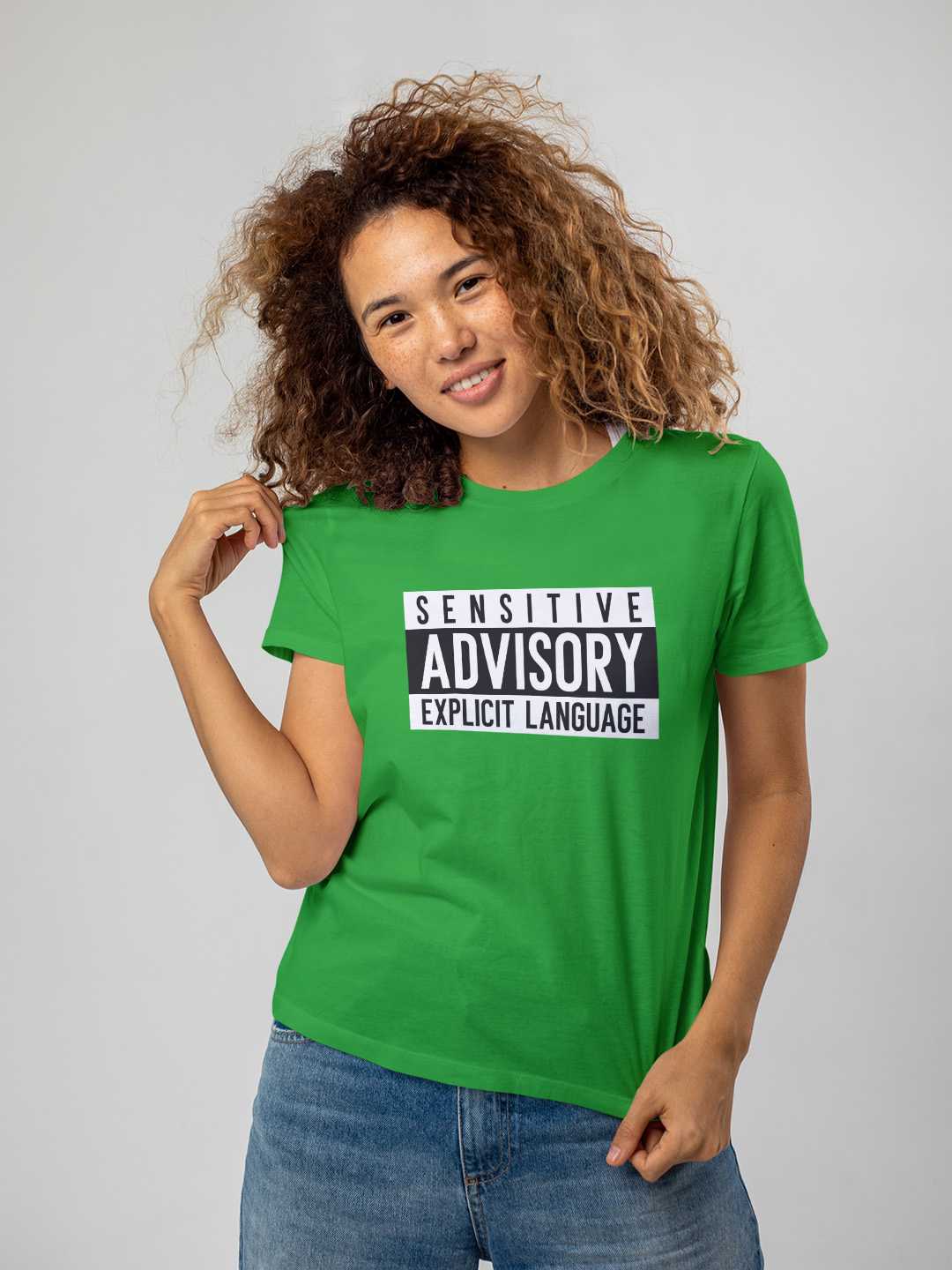 Sensitive Advisory Graphic Tee