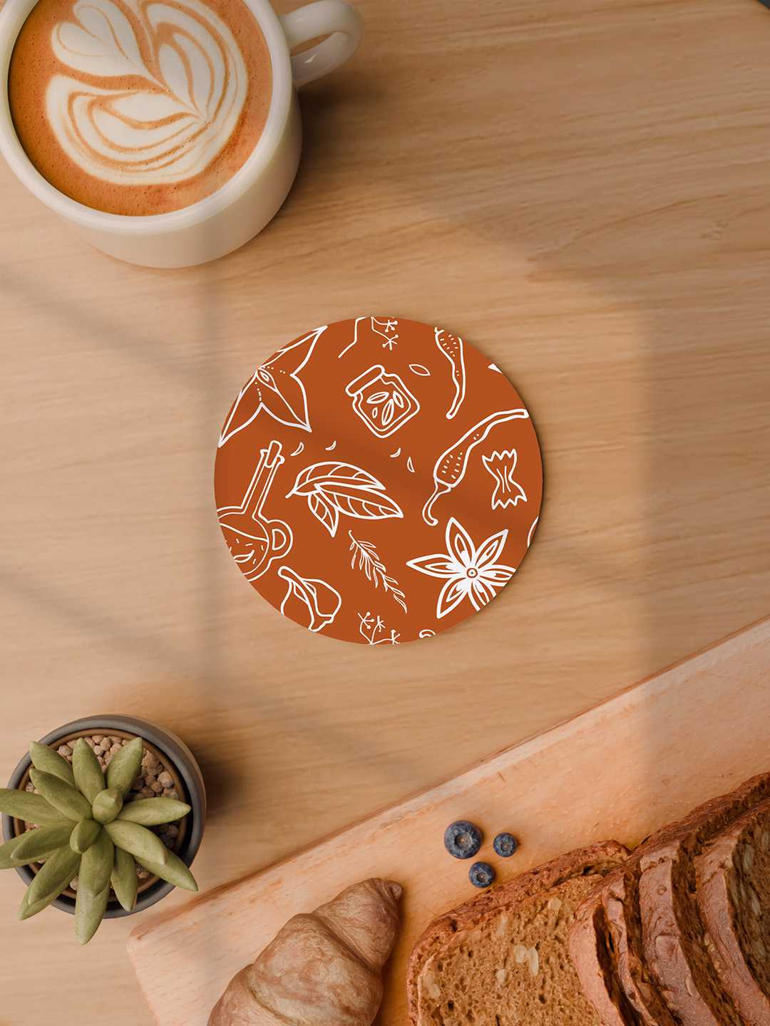 Whimsy Kitchen Graphic Coasters - Pack of 6