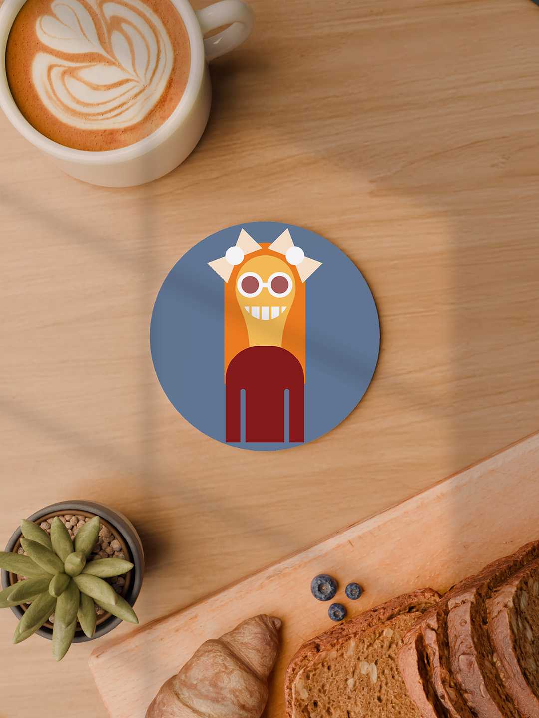 The Chill Peeps Graphic Coasters - Pack of 6