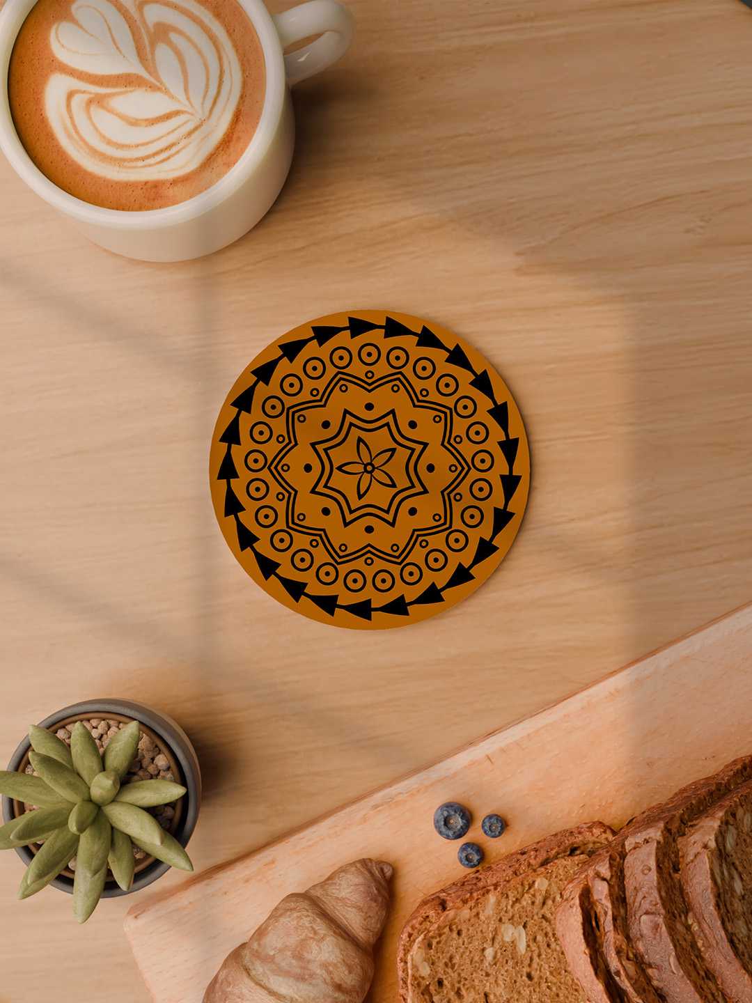 Ethnicity Pattern Graphic Coasters - Pack of 6