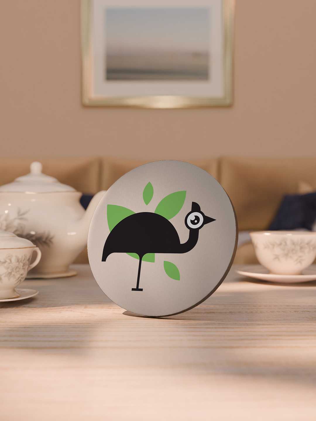 Birdy Nest Graphic Coasters - Pack of 6