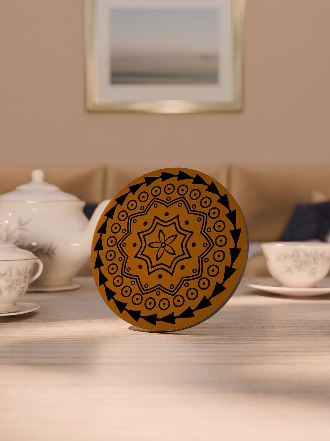Ethnicity Pattern Graphic Coasters - Pack of 6