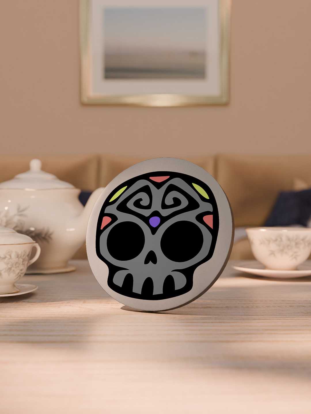 Skull Graphic Coasters - Pack of 6