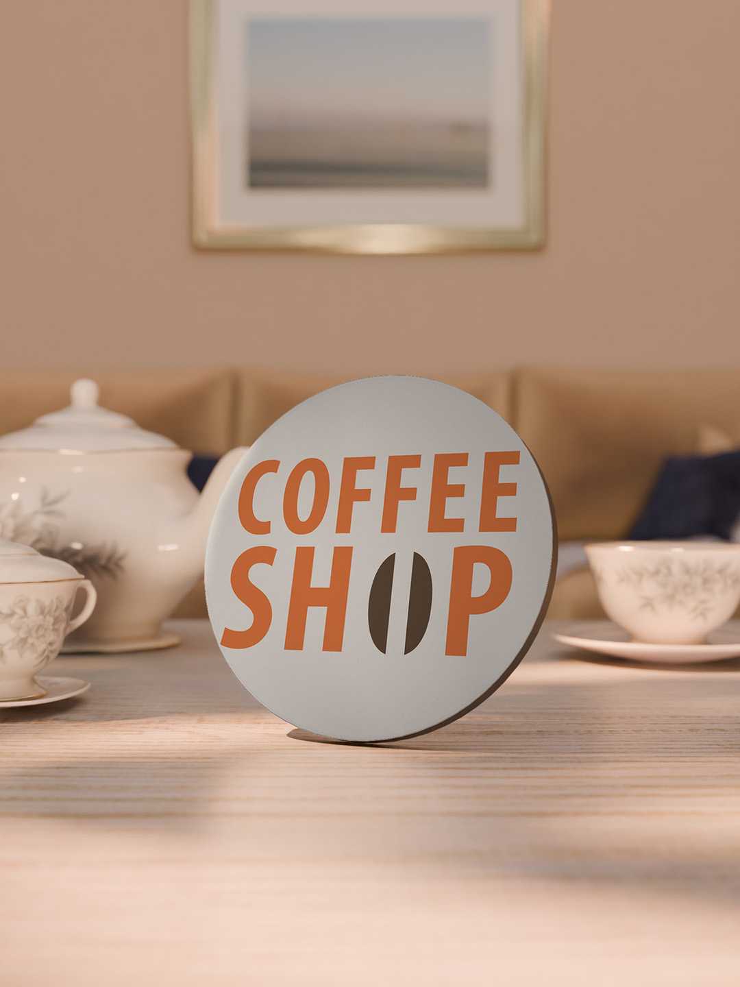 Tea & Coffee Graphic Coasters - Pack of 6