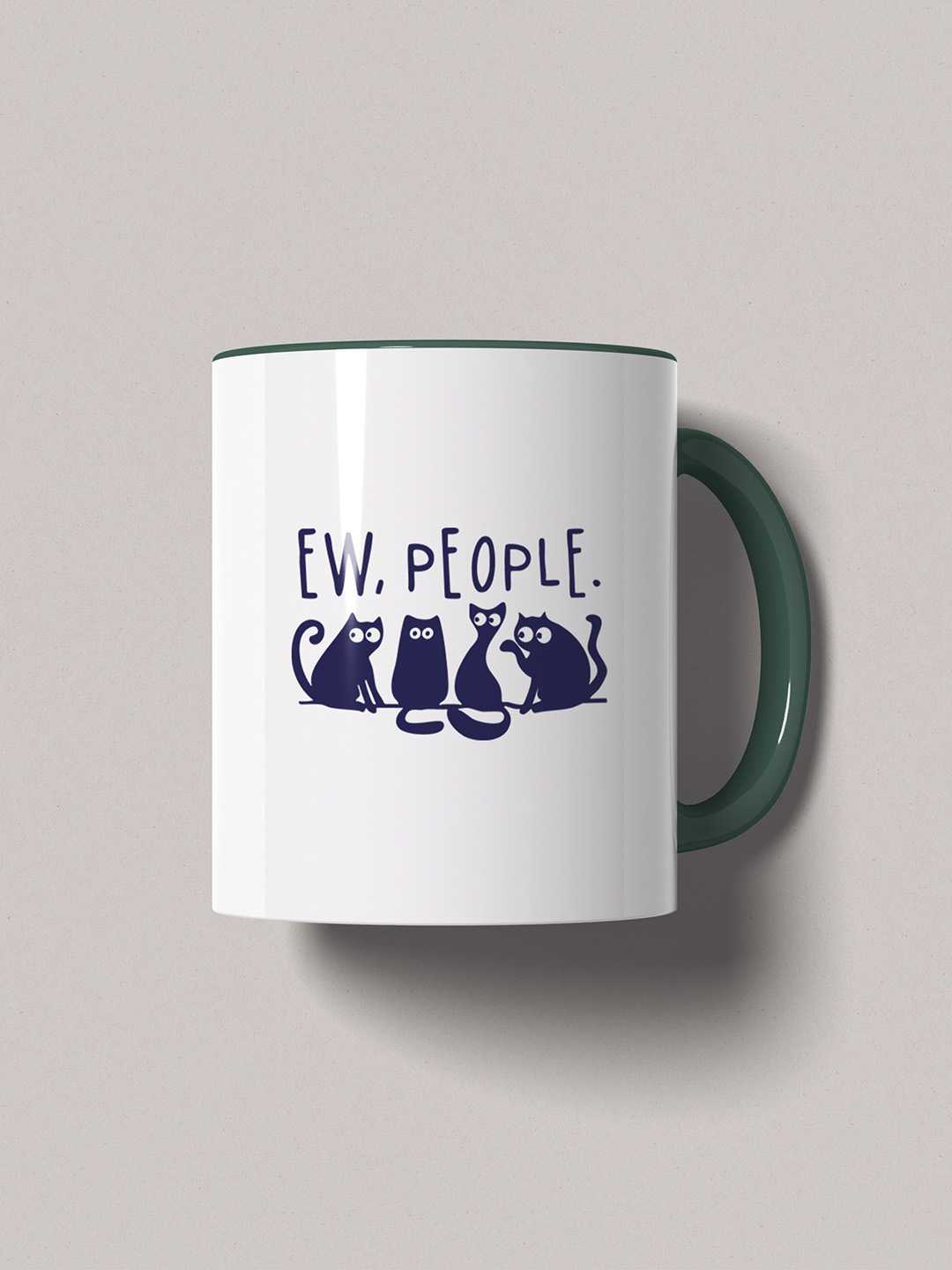Ew People Graphic Printed Ceramic Mug